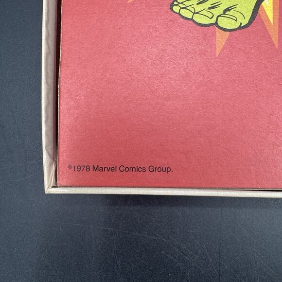 New Open Box Vintage 1978 Incredible Hulk Game Fantastic Four 100% Complete MB - Picture 6 of 9